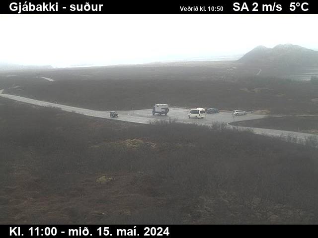 Webcam Gjábakki, Bláskógabyggð, Suðurland, Island
