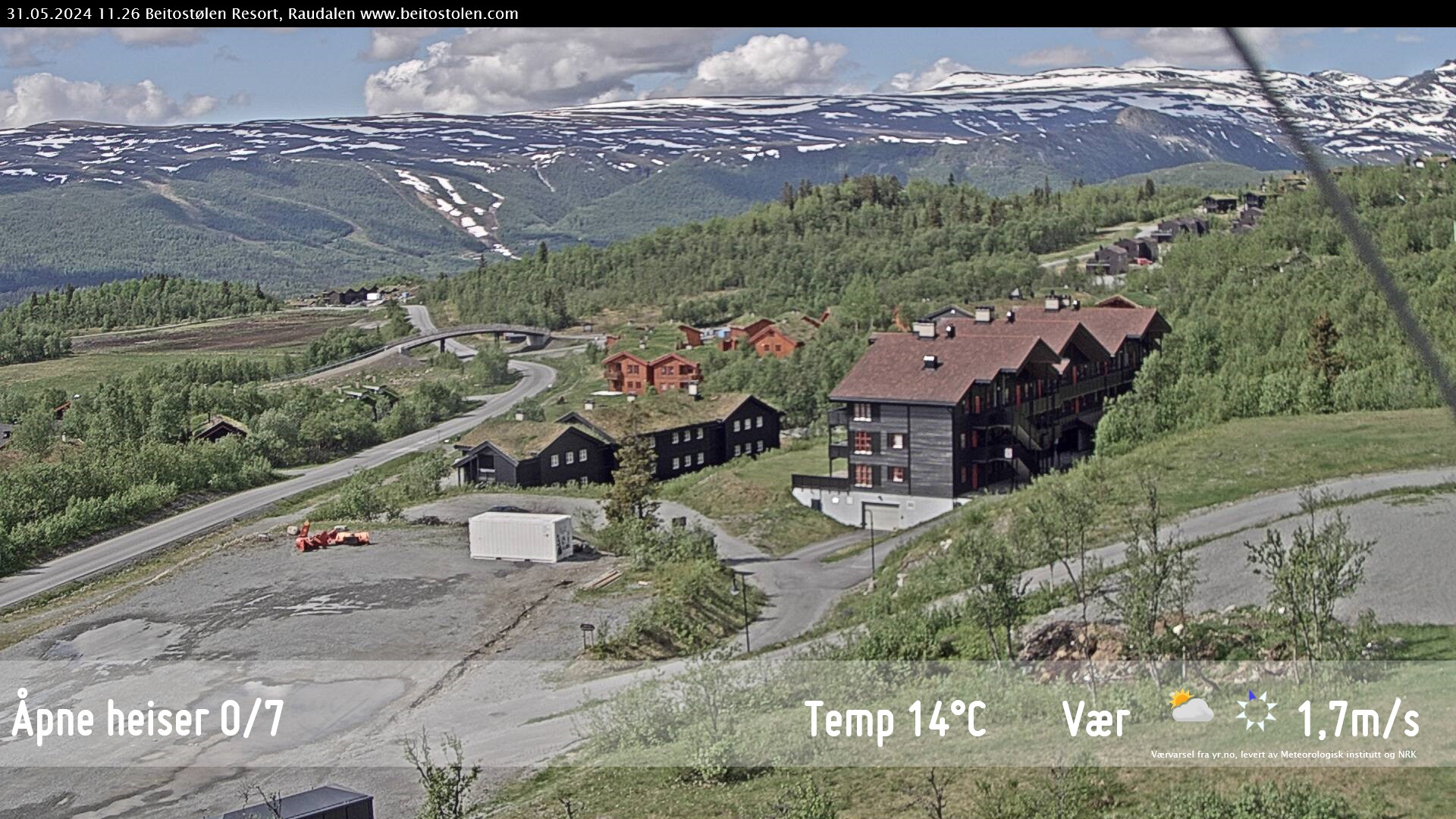 Webcam Beitostølen, Øystre Slidre, Oppland, Norwegen