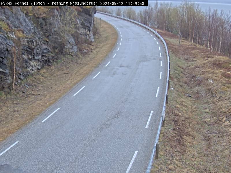 Webcam Fornes, Ibestad, Troms, Norwegen