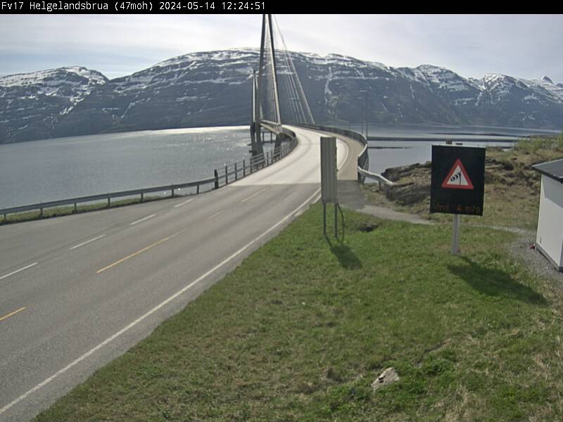 Webcam Helgelandsbrua, Leirfjord, Nordland, Norwegen