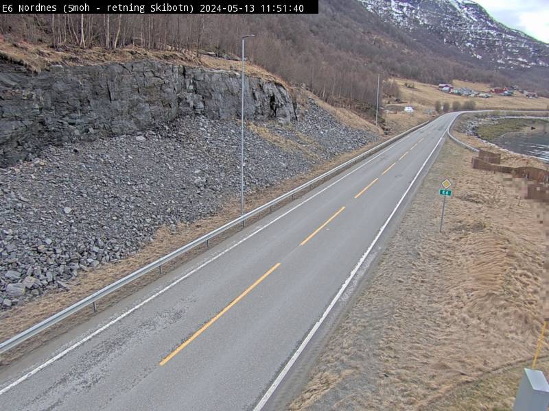 Webcam Nordnesodden, Kåfjord, Troms, Norwegen