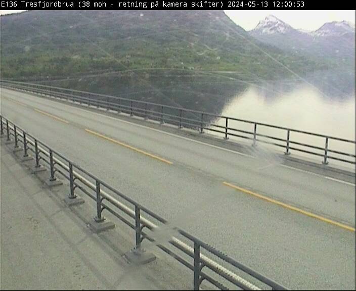 Webcam Tresfjordbrücke, Vestnes, Møre og Romsdal, Norwegen