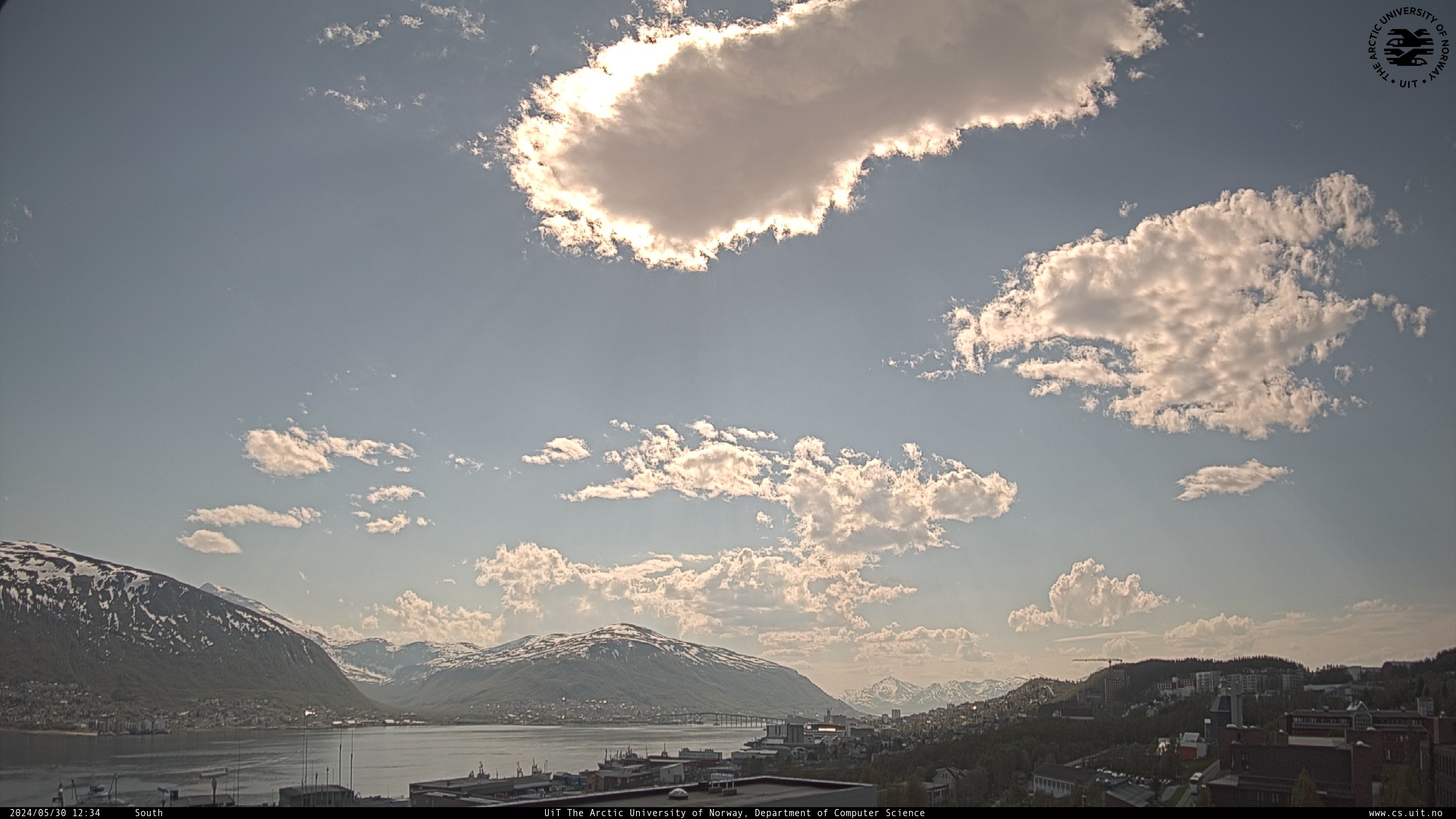 Webcam Tromsø, Tromsø, Troms, Norwegen