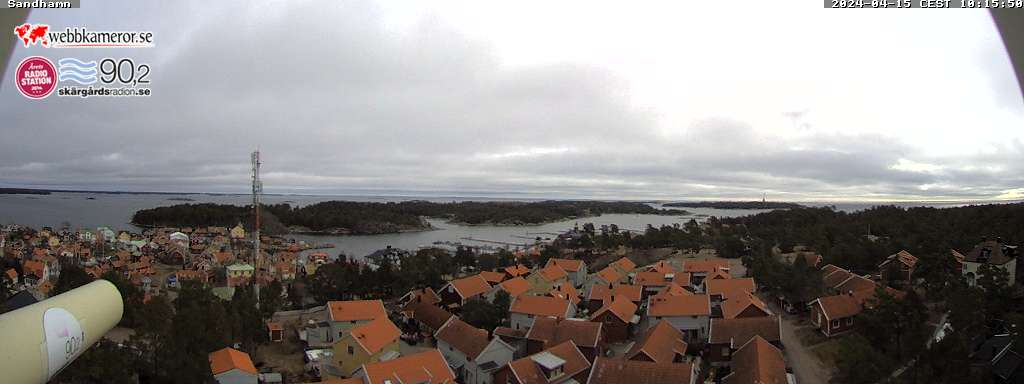 Webcam Sandhamn, Värmdö, Uppland, Schweden