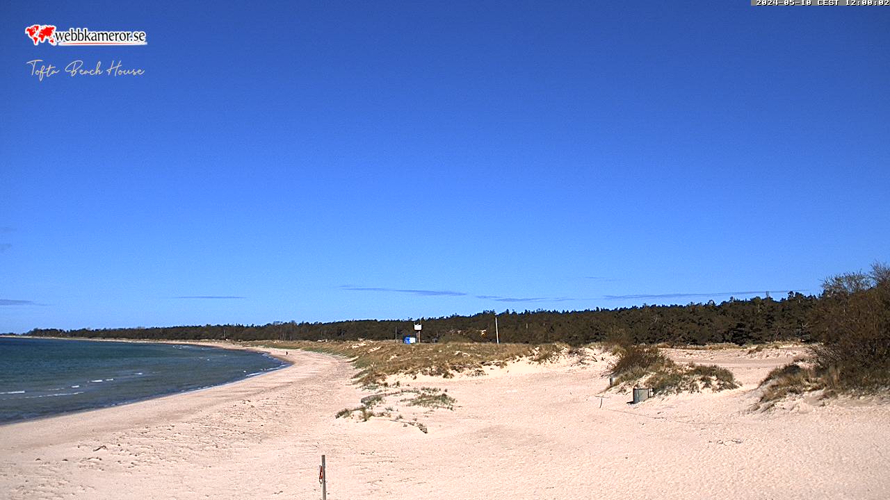 Webcam Tofta strand, Gotland, Gotland, Schweden
