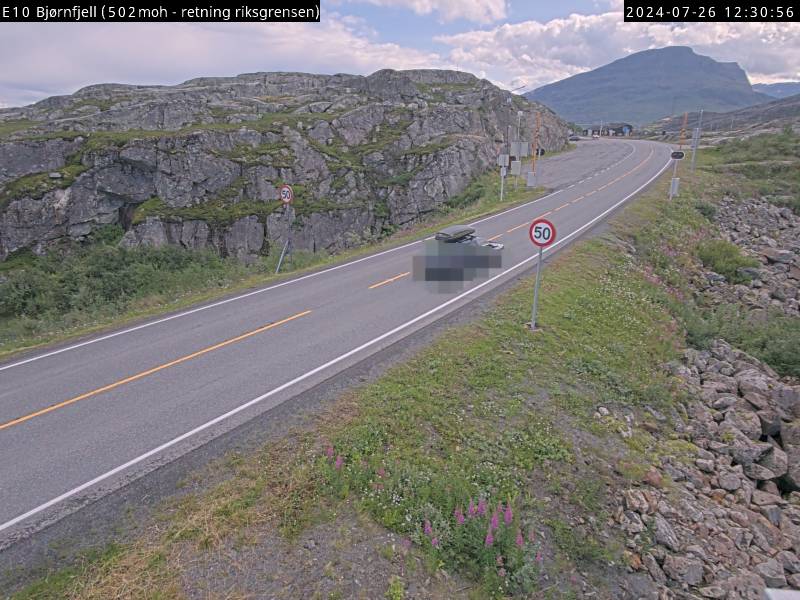 Webcam Bjørnfjell, Narvik, Nordland, Norwegen