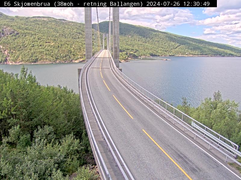Webcam Skjombrua, Narvik, Nordland, Norwegen