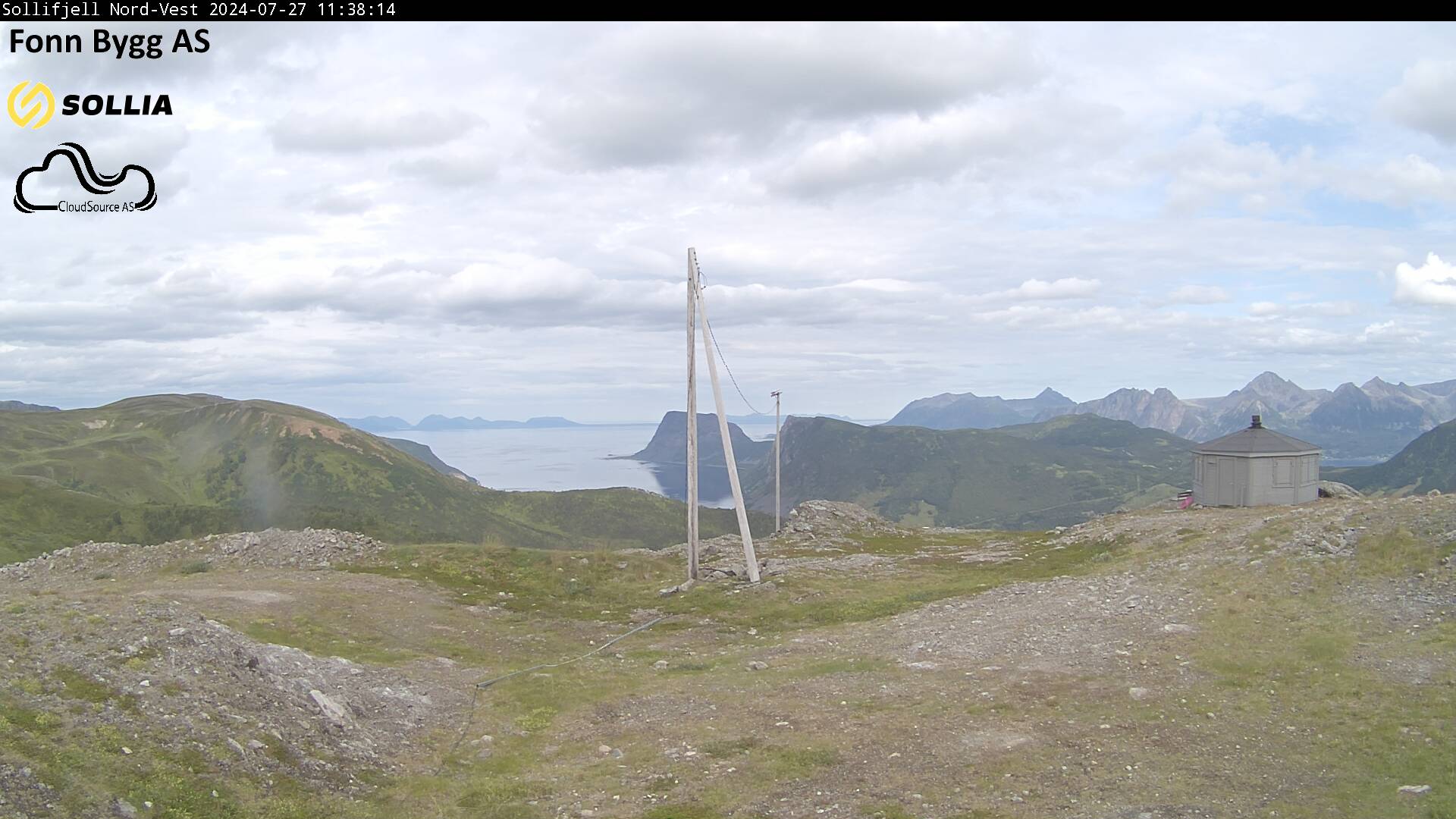 Webcam Sollifjellet, Harstad, Troms, Norwegen